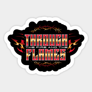 Dragon Force - Through the fire and the flames Sticker